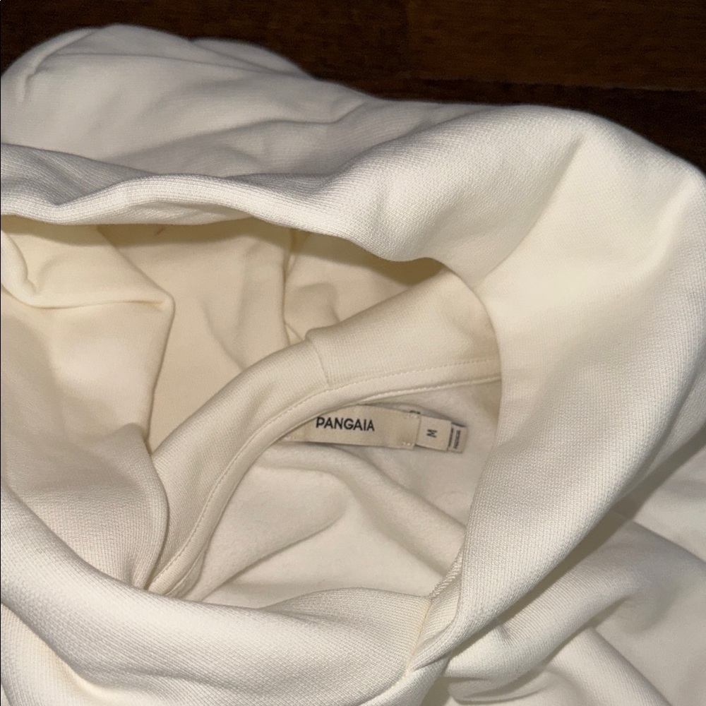 🥛Pangaia 365 Mid-weight Off-White Unisex Hoodie Sweatshirt, Size Medium - Picture 15 of 16